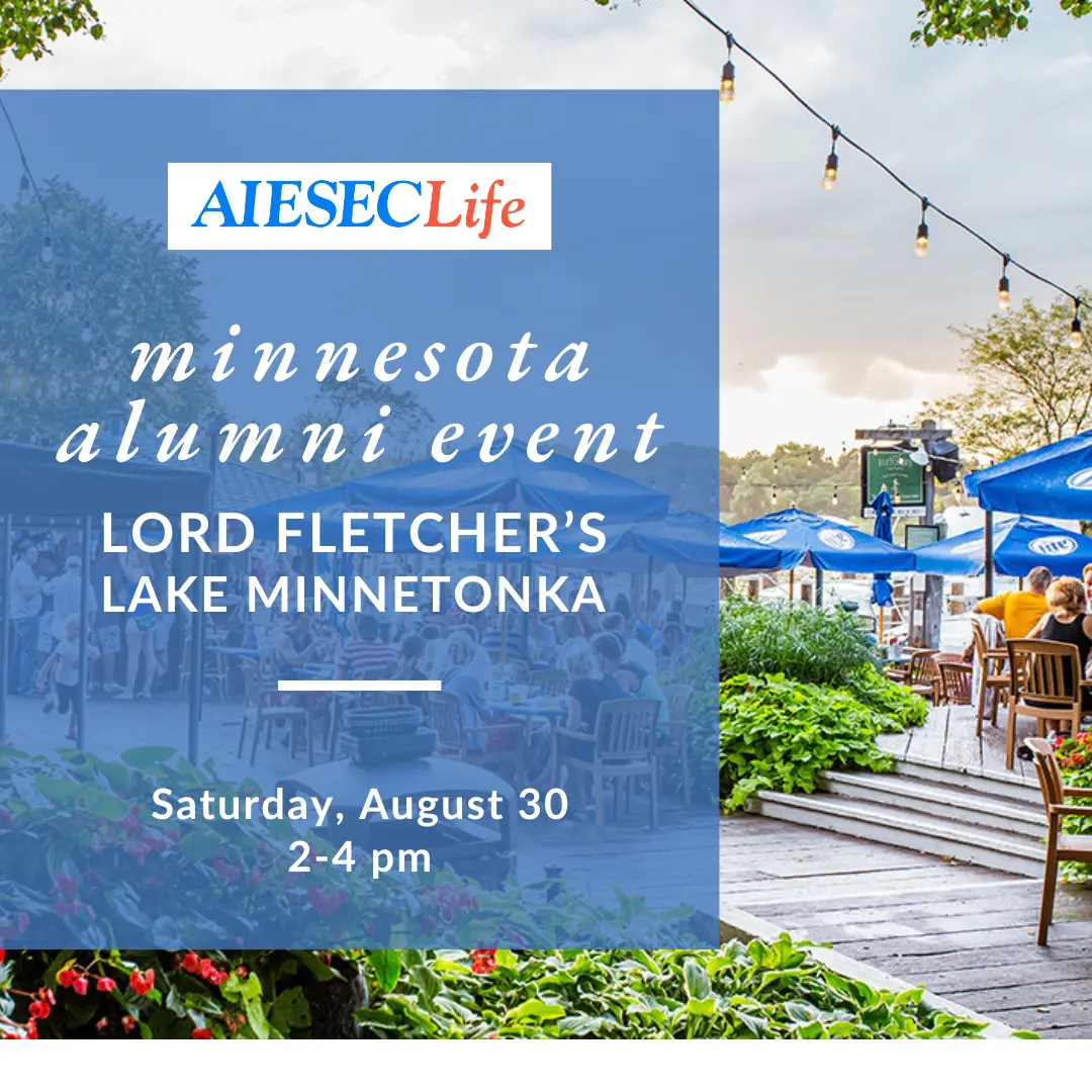Minnesota Alumni Event, Lord Fletchers Lake minnetonka Aug 30 2-4 PM CT
