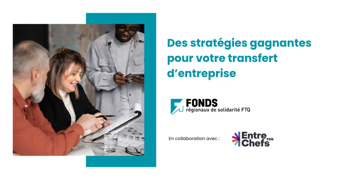 Des stratégies gagnantes pour votre transfert d'entreprise | 3 décembre ...