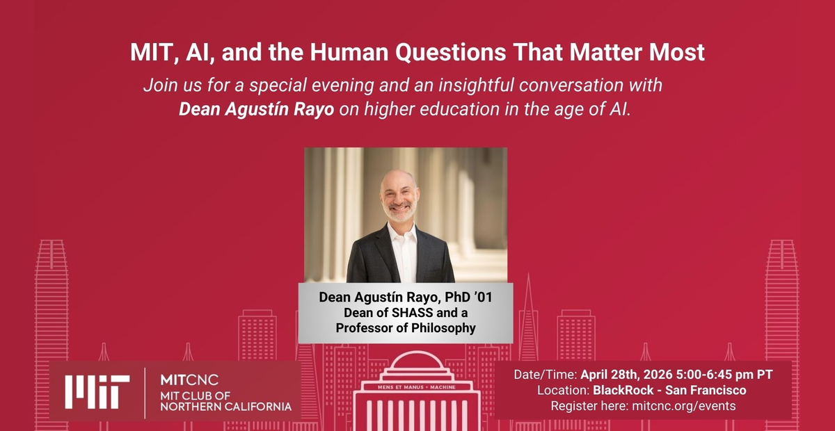 Mit Questions An Evening with MIT SHASS Dean Agustin Rayo: MIT, AI, and the Human ...