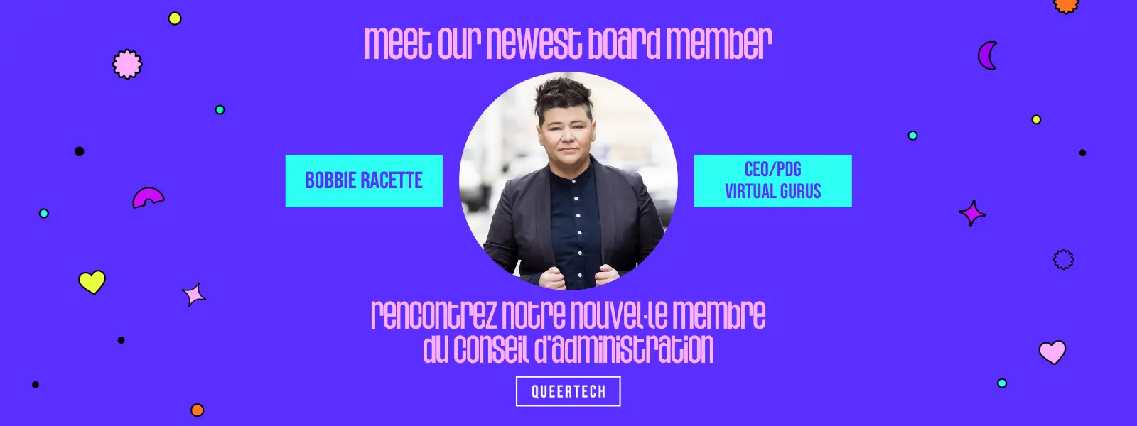 QueerTech accueille Bobbie Racette au conseil d'administration