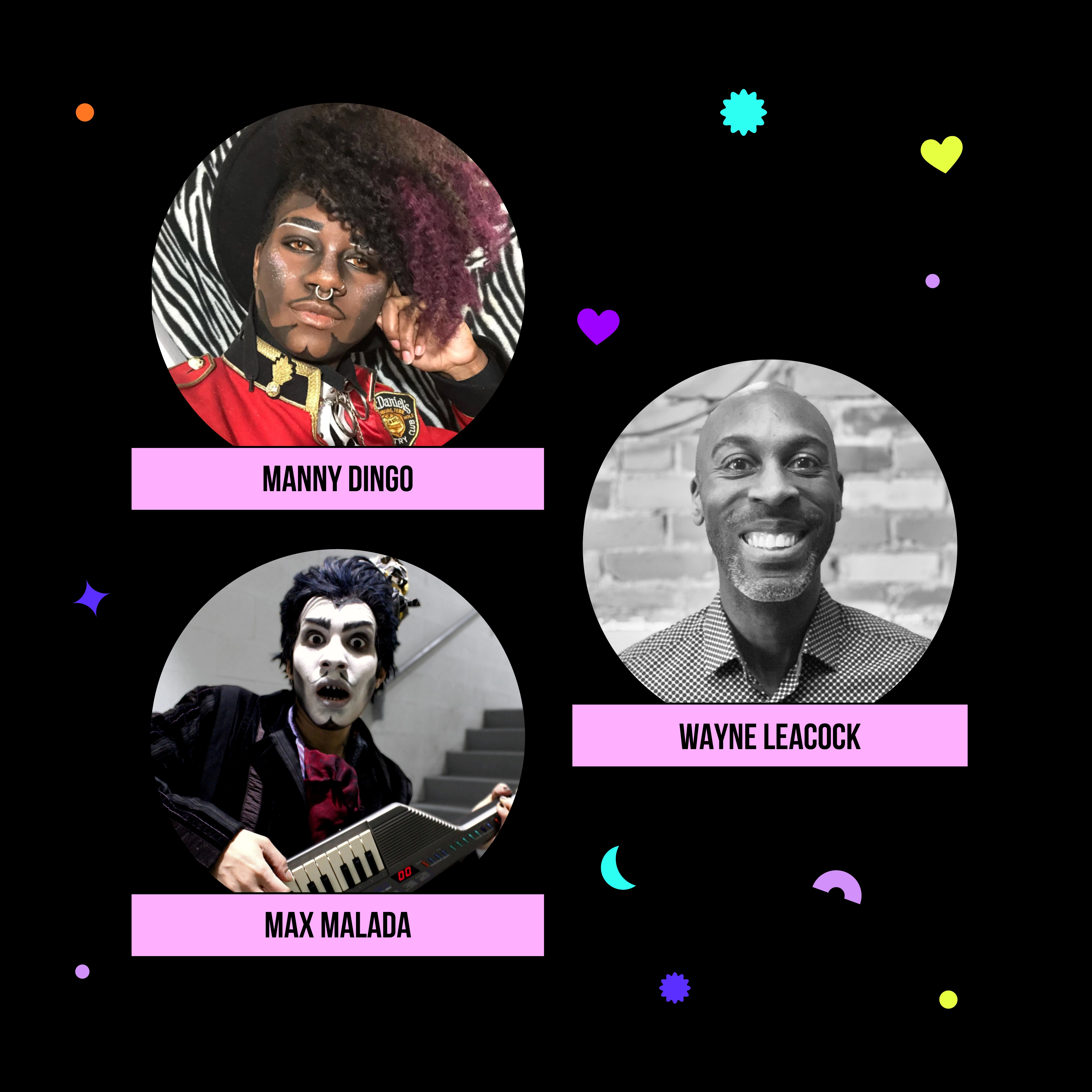 image of the following logos on a black background with the QT Connect Pride Edition Toronto logo in the center: Pegasus-CrowdRiff, Unicorn-SunLife, Rainbow-Bell Canada, Pride- Rangle, Ally-Loopio