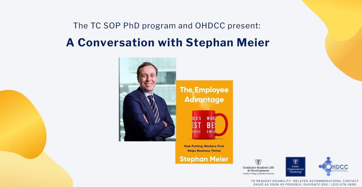 The Employee Advantage: A Conversation with CBS Prof. Stephan Meier ...