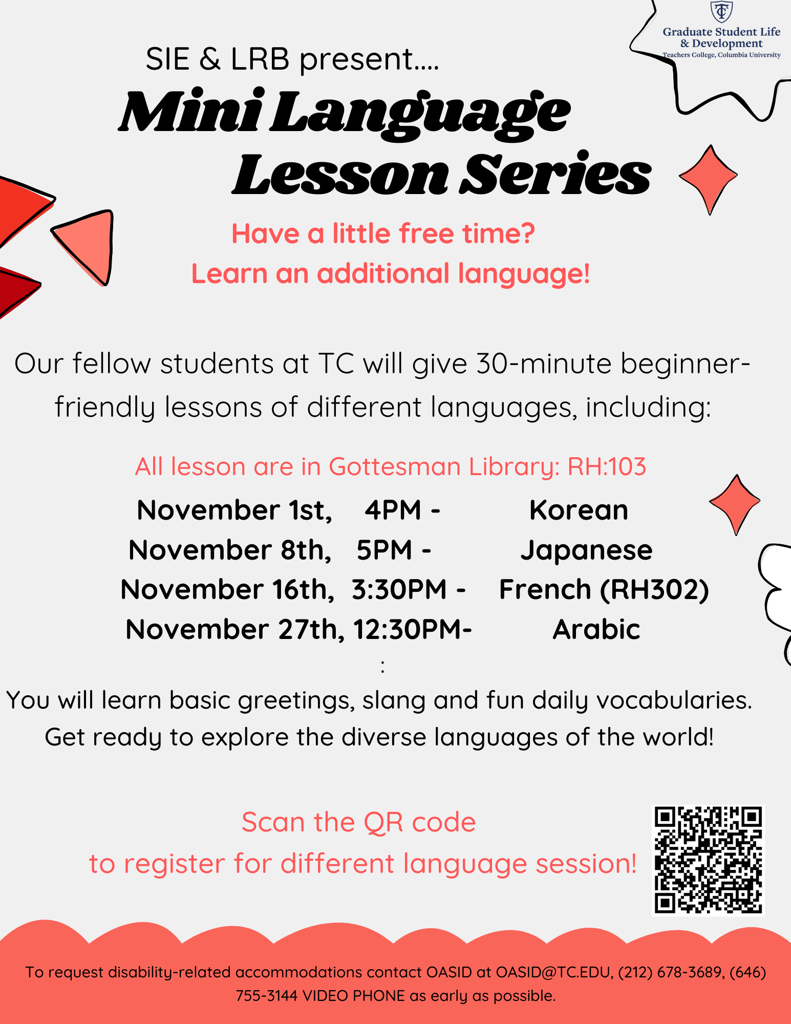 SIExLRB Mini Language Lesson Series | TC Engage
