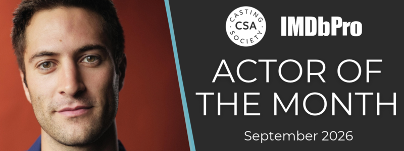 Arty Froushan - Actor of the Month for September 2026