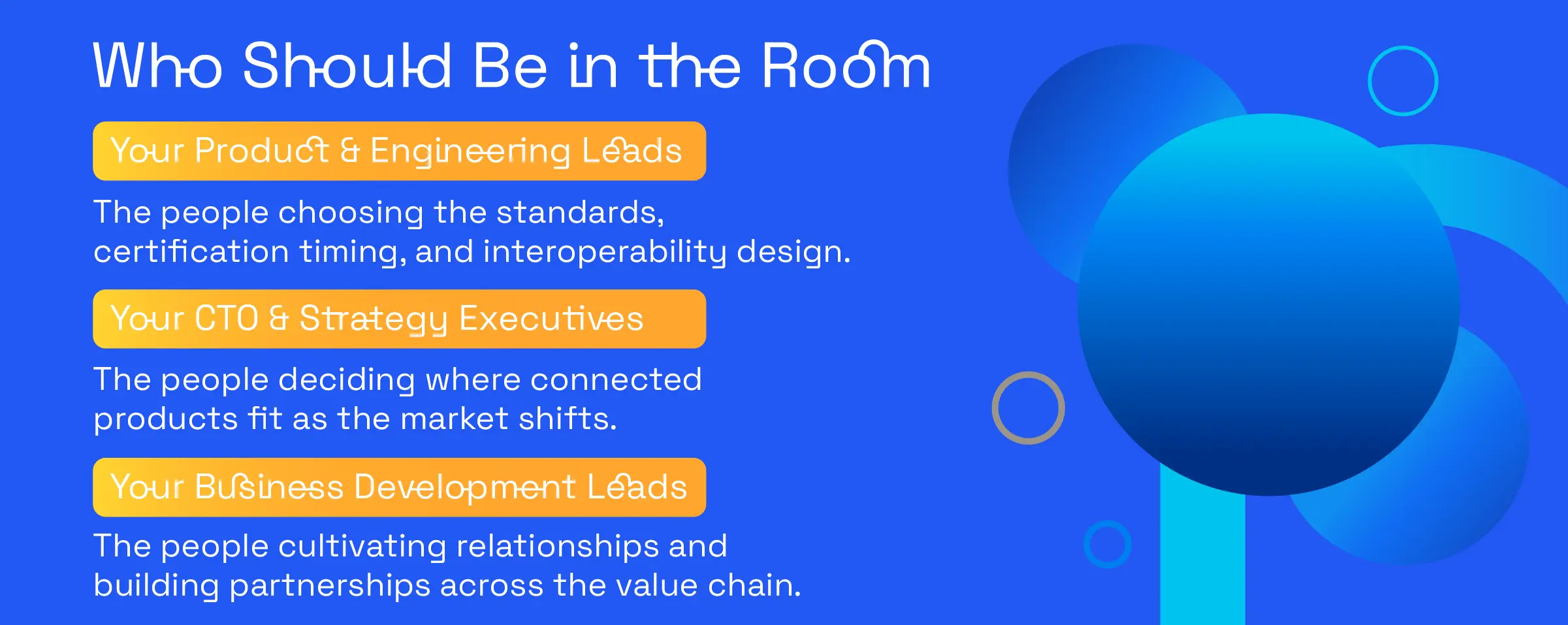 Unify: Who Should Be in the Room