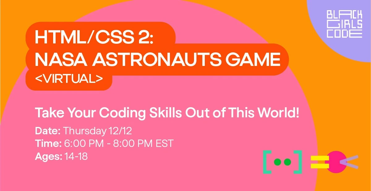 HTML/CSS 2: NASA Astronauts Game (Ages 14-18) | Black Girls Code