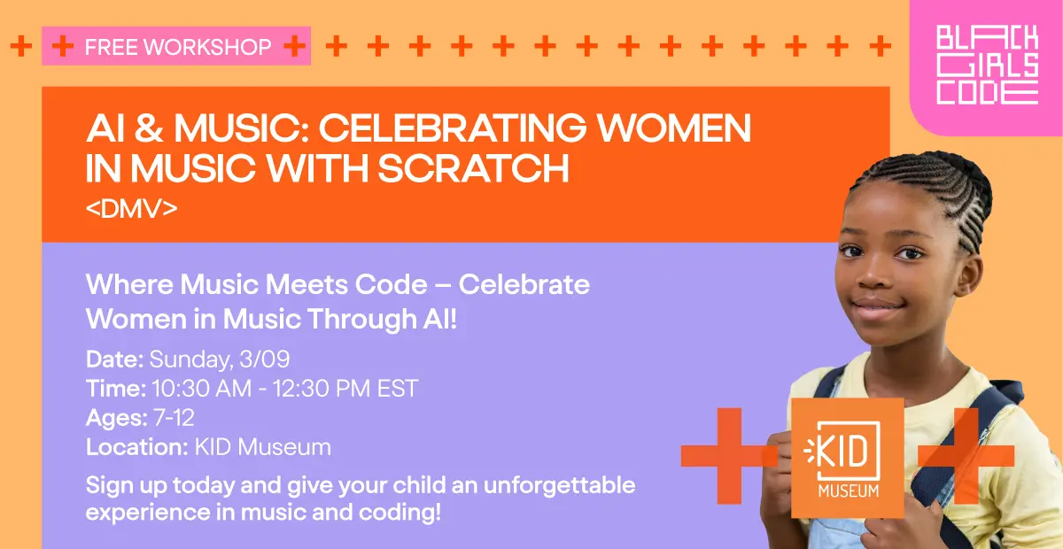 Dmv ai music celebrating women in music with scratch ages 7 12