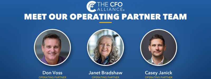 The CFO Alliance Expands Its Operating Partner Team