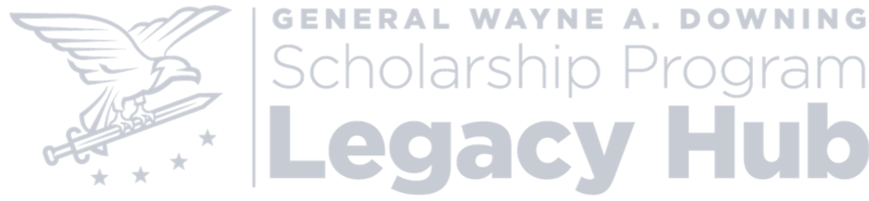 General Wayne A. Downing Scholarship Legacy Hub logo