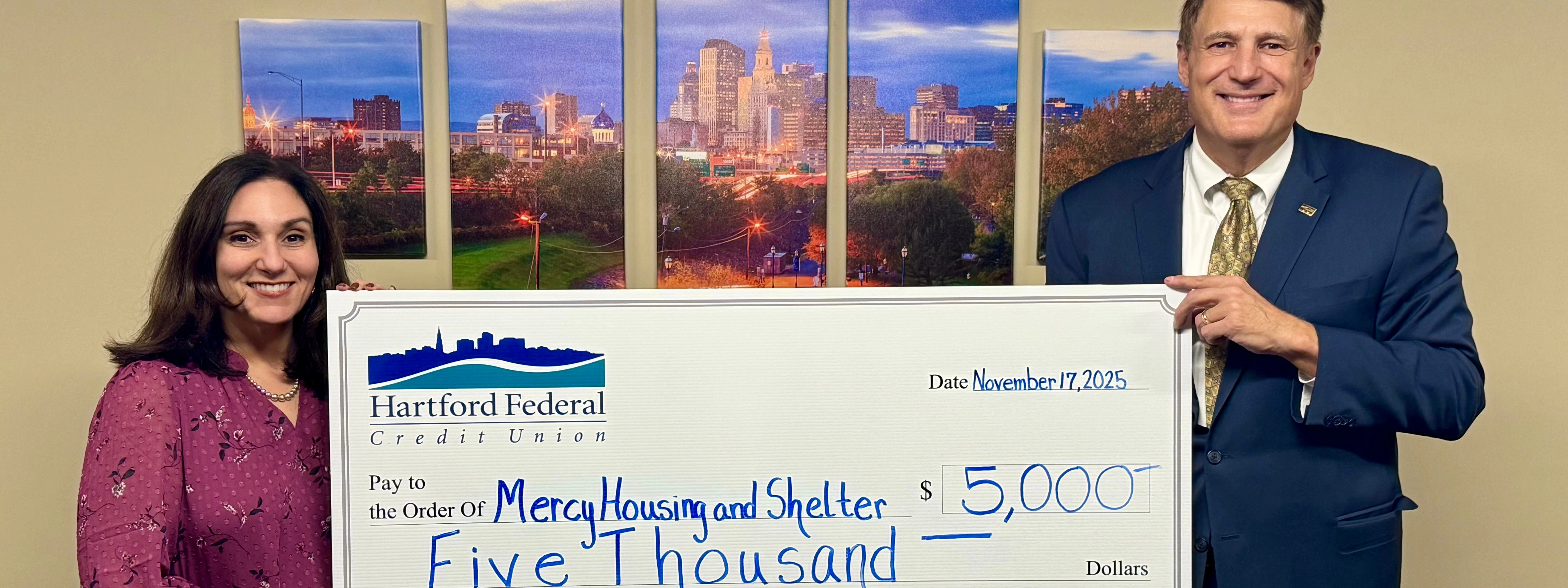 Neighbors Helping Neighbors: HFCU Donates $5,000 to Mercy Housing ...