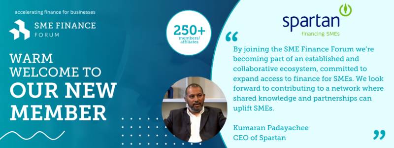 SME Finance Forum Welcomes Spartan SME Finance to its Global Network