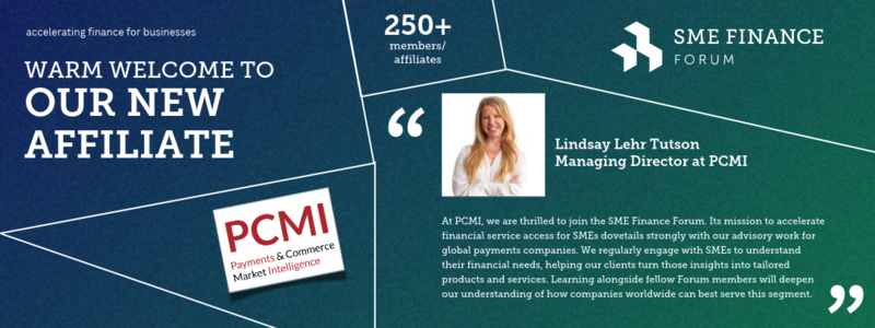 PCMI, a Global Payments Advisory Group, Joins the SME Finance Forum